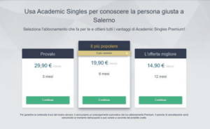 Academic-Singles.it - I costi dell'abbonamento premium sono