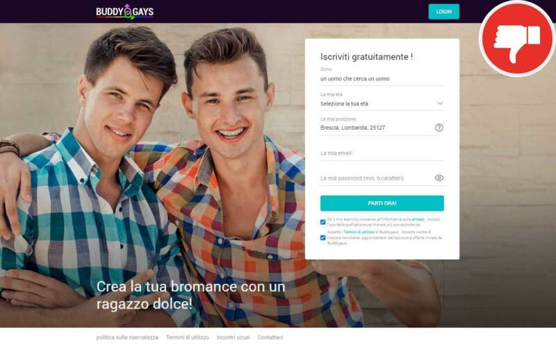 Recensione BuddyGays.com Truffa