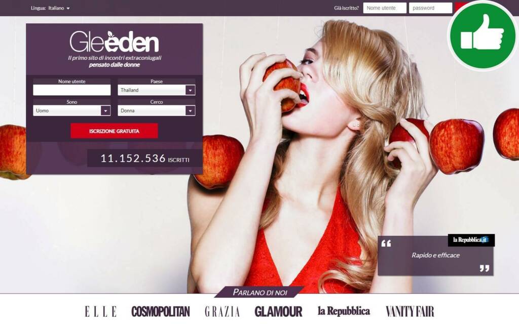 Recensione Gleeden.com Truffa