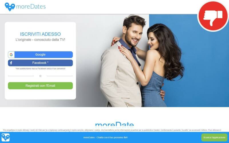 Recensione MoreDates.com Truffa