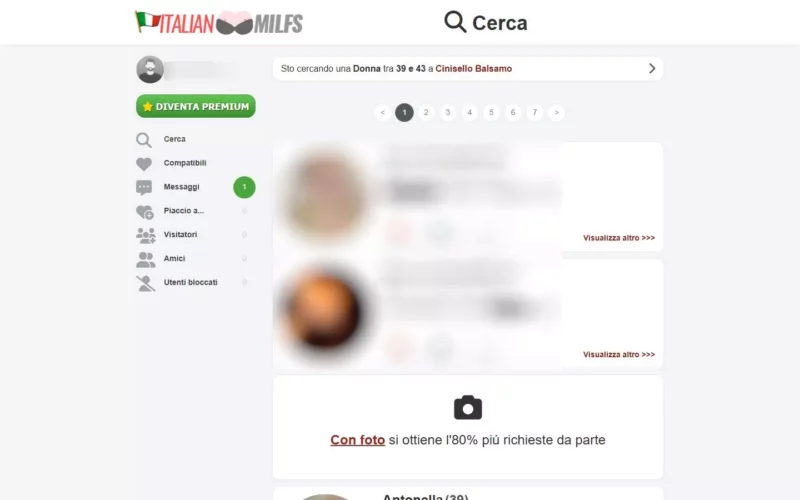 Italian-Milfs.com area personale