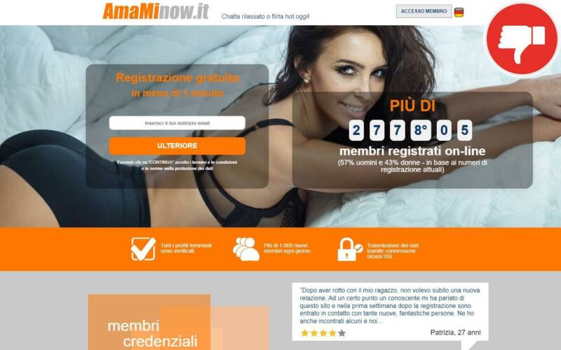 Recensione AmamiNow.it Truffa