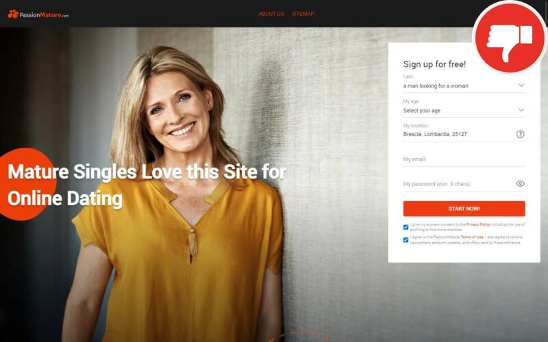 Recensione PassionMature.com Truffa