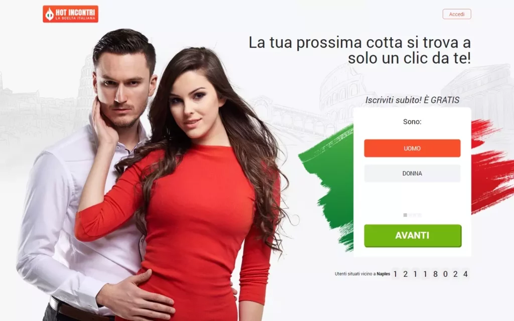 HotIncontri.it - home & registration