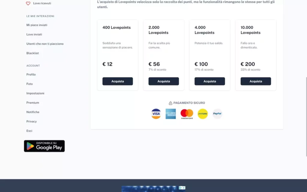 Lovepedia.net - costs