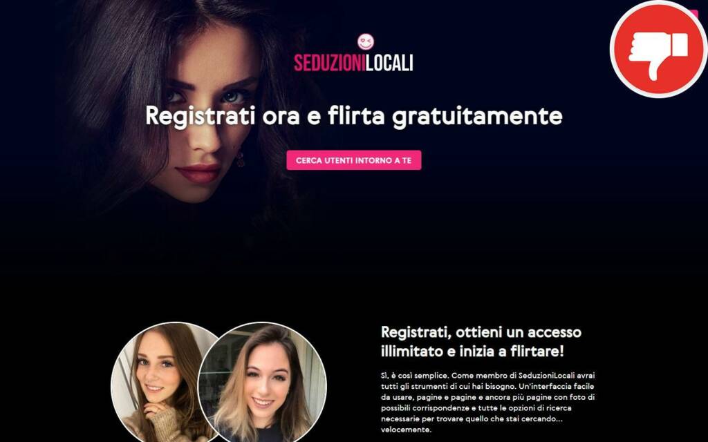 Recensione SeduzioniLocali.com Truffa