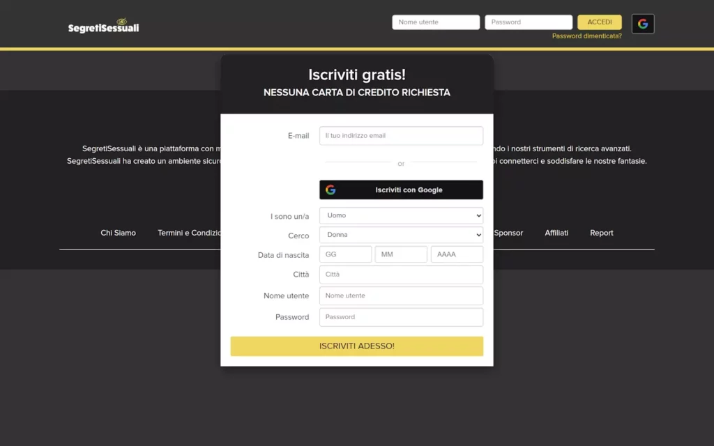recensione SegretiSessuali.com truffa