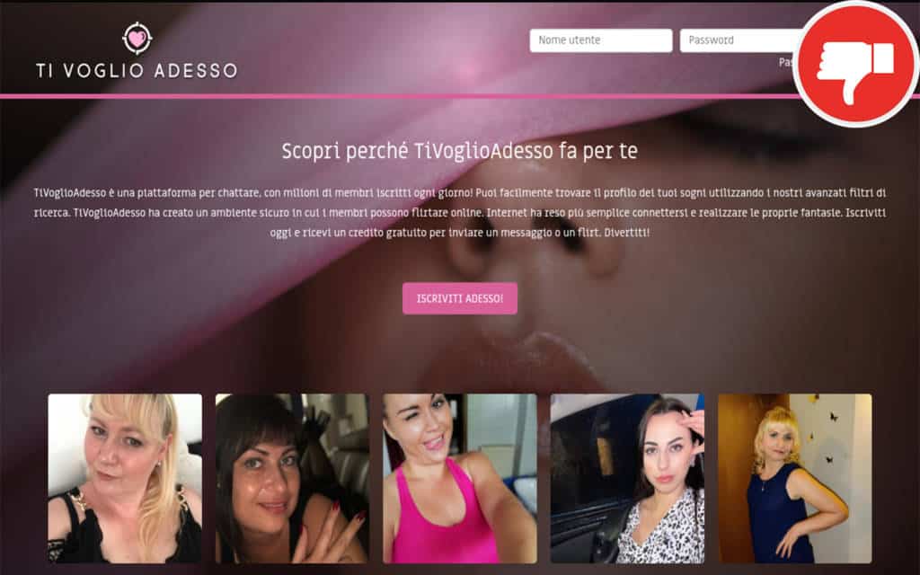 recensione TiVoglioAdesso.com truffa