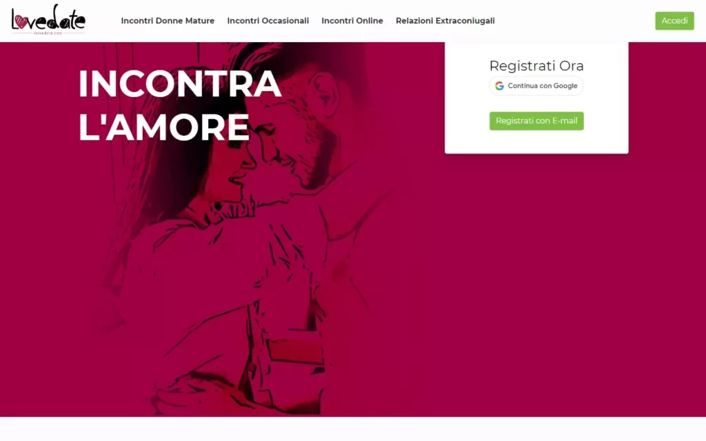 LooveDate.com - home page