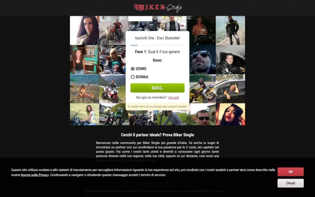 Recensione Biker-Single.it Truffa