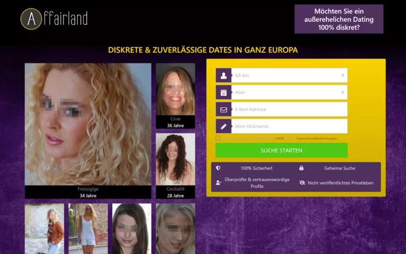 Recensione AffairLand.com Truffa