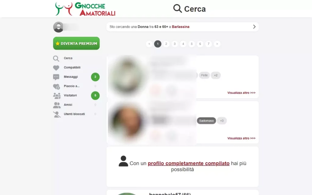 GnoccheAmatoriali.net - members area