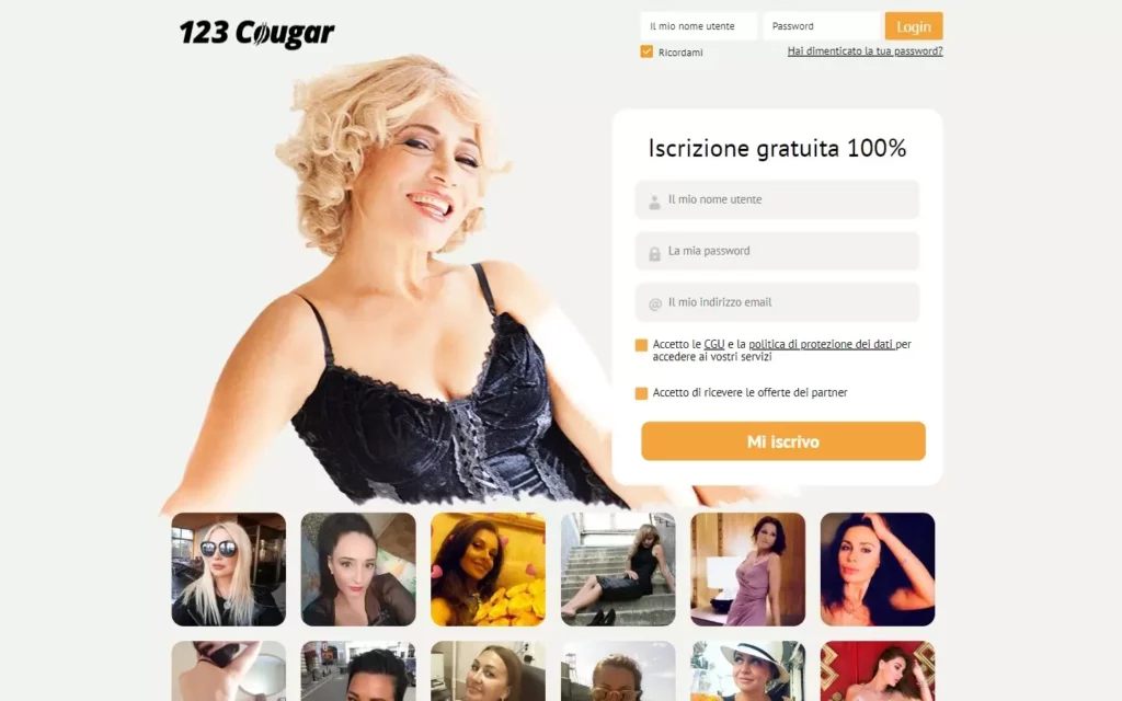 123Cougar.it - home & registration