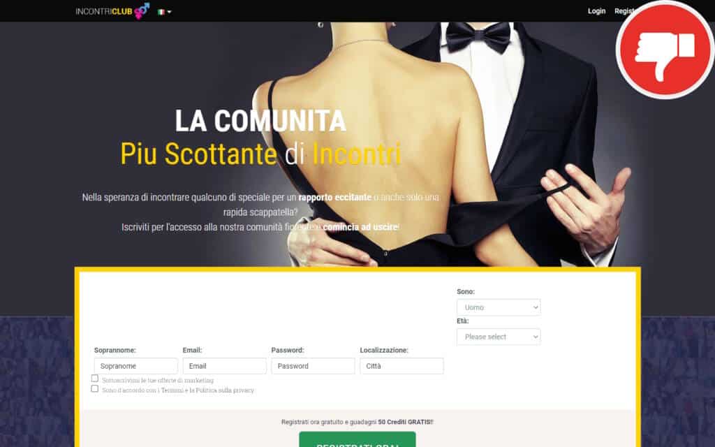 Recensione IncontriClub.com Truffa