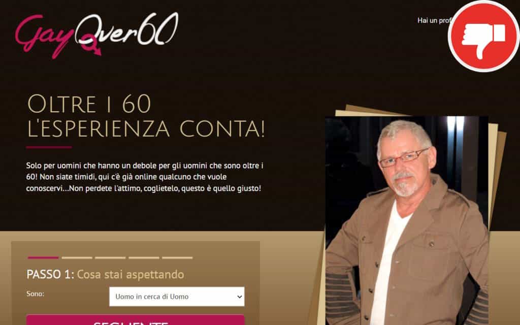 Recensione GayOver60.it Truffa