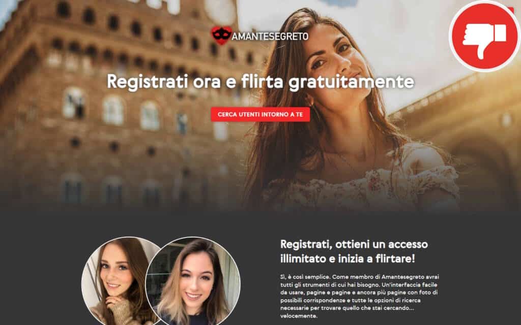 Recensione AmanteSegreto.com Truffa