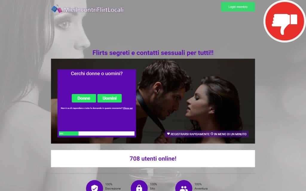 Recensione MieiIncontriFlirtLocali.com Truffa