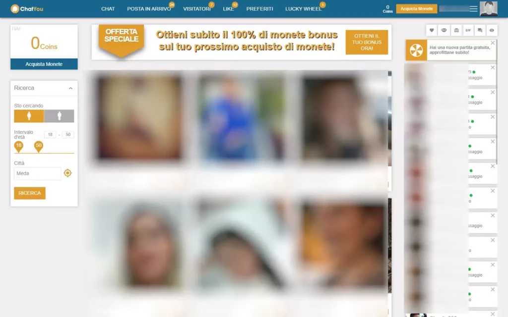 ChatYou.com - members area