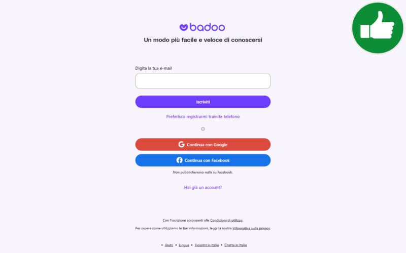 Recensione Badoo.com Truffa
