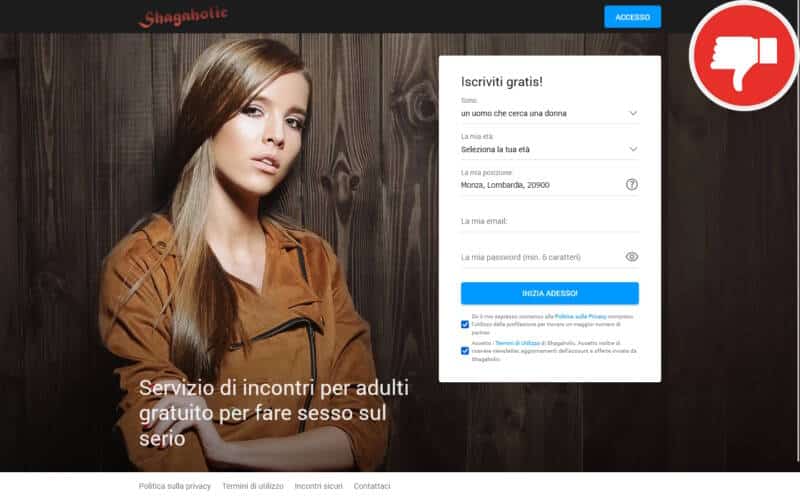 Recensione Shagaholic.com Truffa