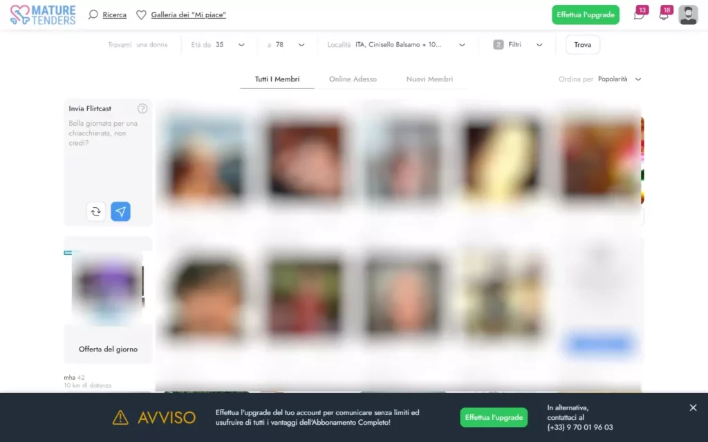 MatureTenders.com - members area