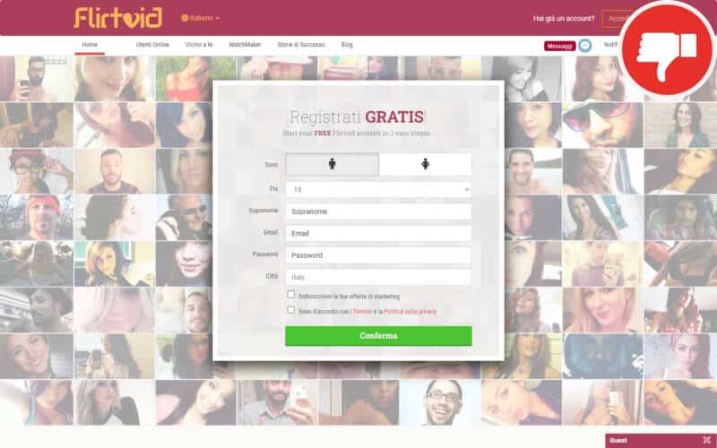 Recensione Flirtoid.com Truffa