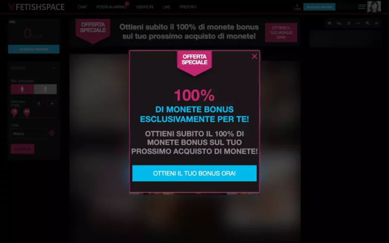 FetishSpace.com bonus speciale