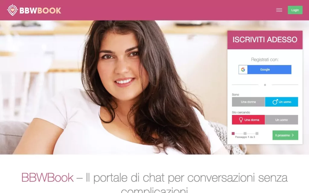 BBWBook.com - home & registration