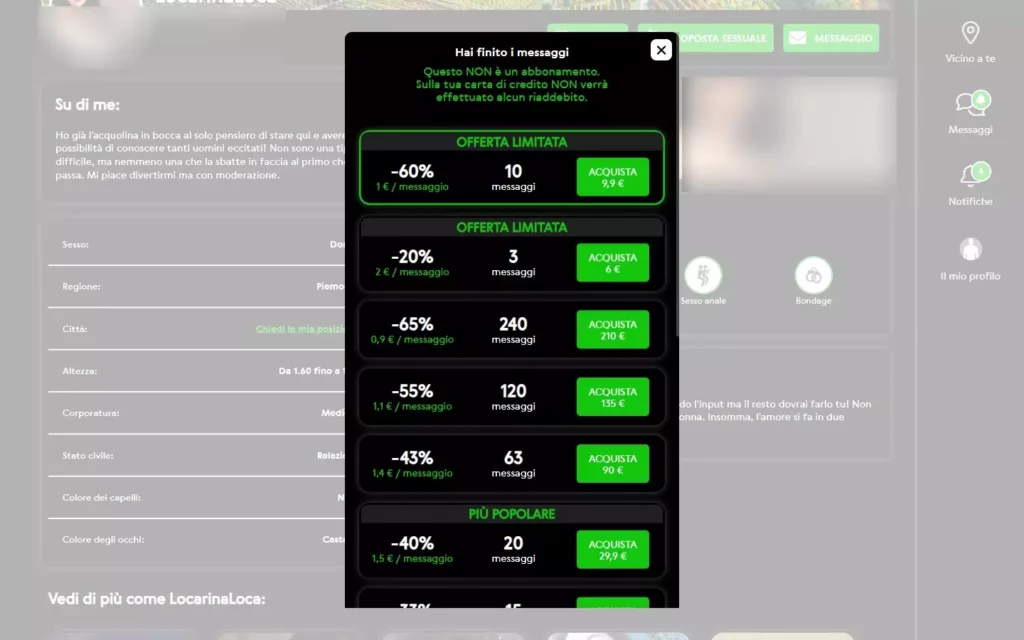 ViciniArdenti.com - costs