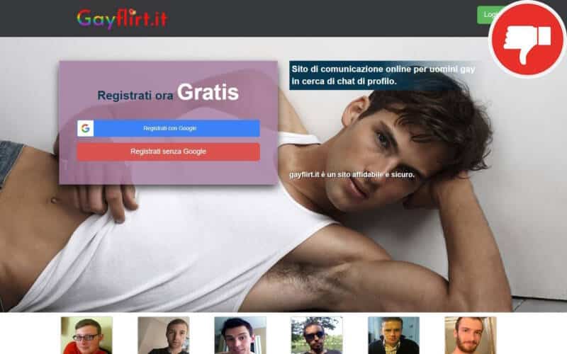 Recensione Gayflirt.it truffa