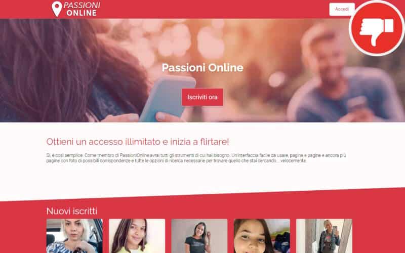 Recensione PassioniOnline.it Truffa