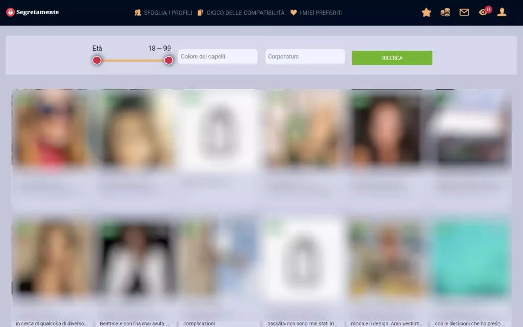 Segretamente.com - members area