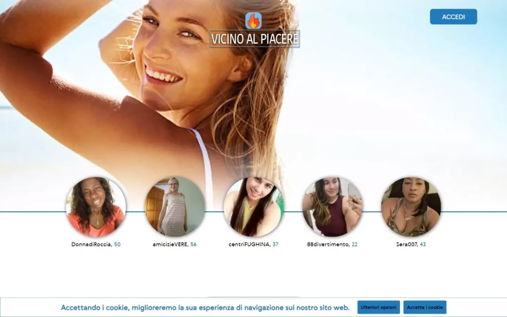 VicinoAlPiacere.com - home page