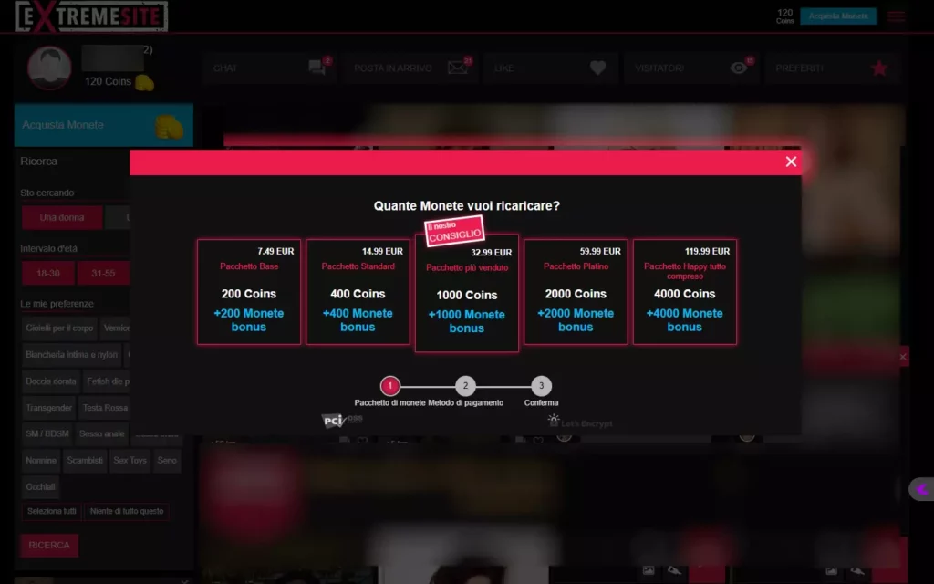 ExtremeSite.com - costs