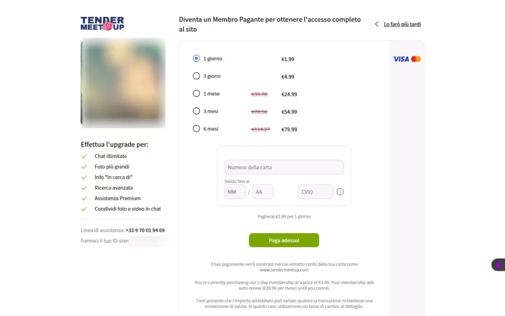 TenderMeetup.com - costs