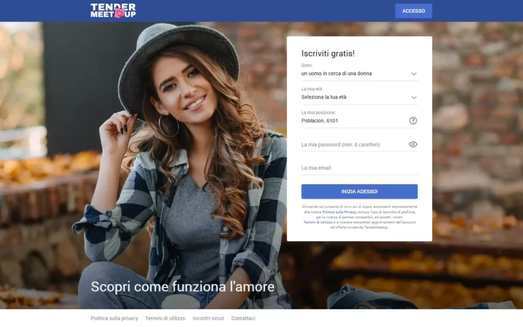 TenderMeetup.com - home & registration