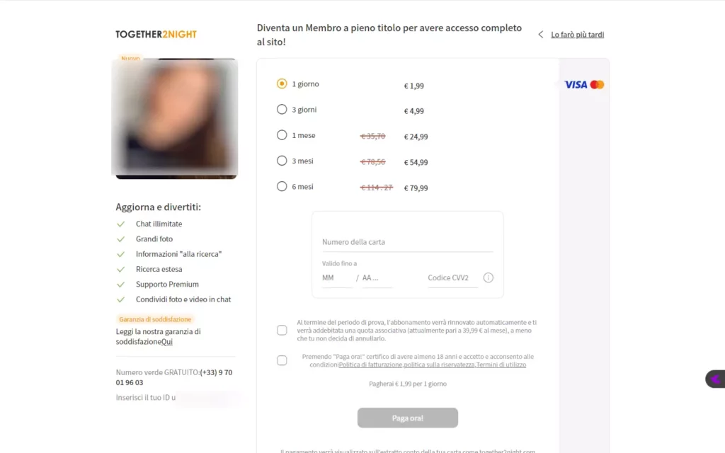 Together2night.com - costs