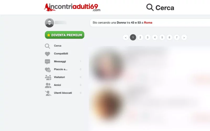IncontriAdulti69.com Area Utenti