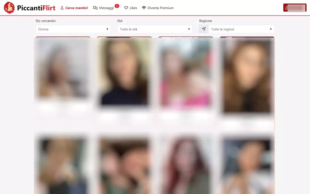 PiccantiFlirt.com - members area