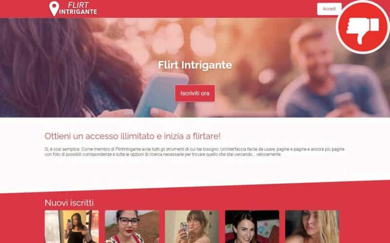 Recensione FlirtIntrigante.it Truffa