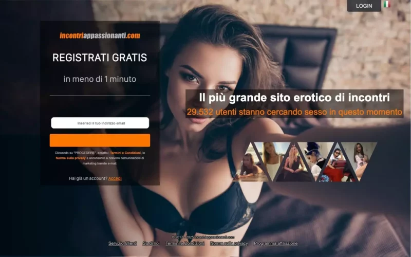 IncontriAppassionanti Pagina Iniziale