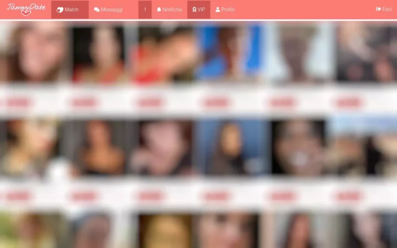 JammyDate.com Area Utenti