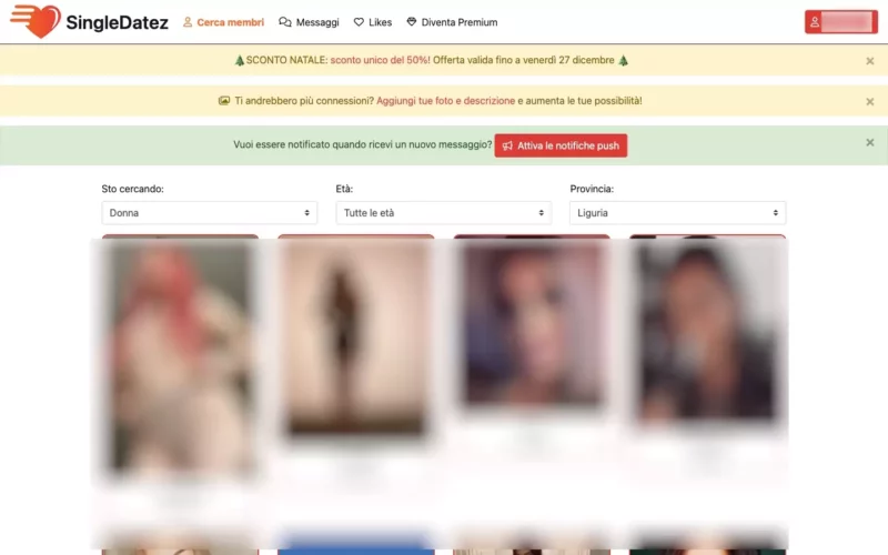 SingleDatez.com Area Membri