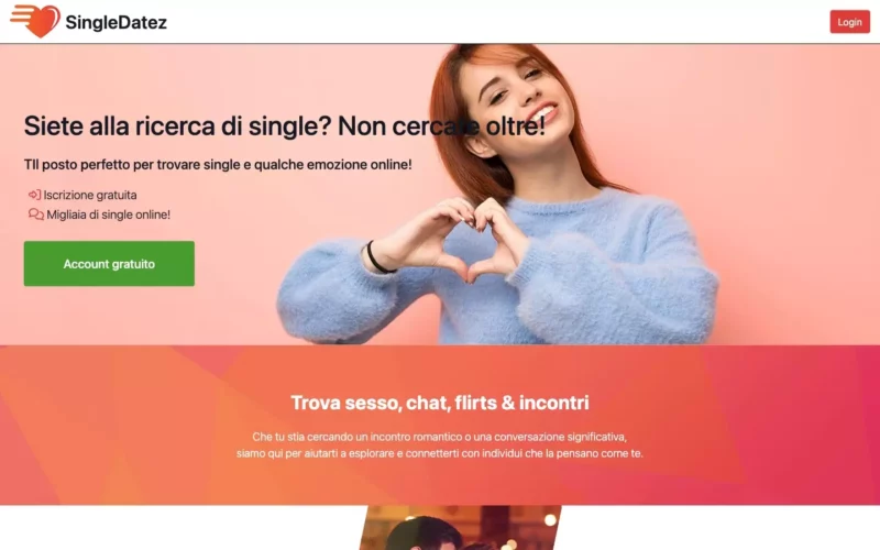 SingleDatez.com Pagina Iniziale