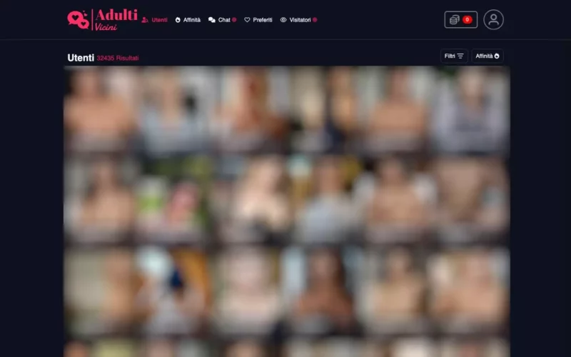 WWW.AdultiVicini.it Area Utenti