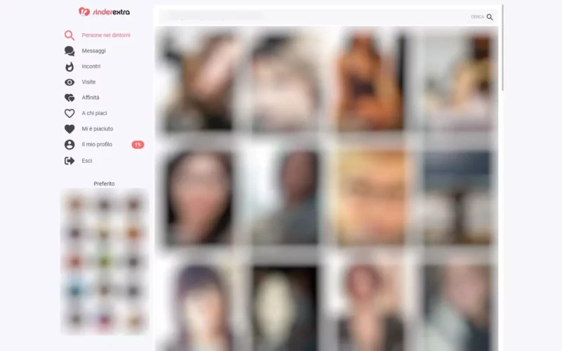SinderExtra.com area personale