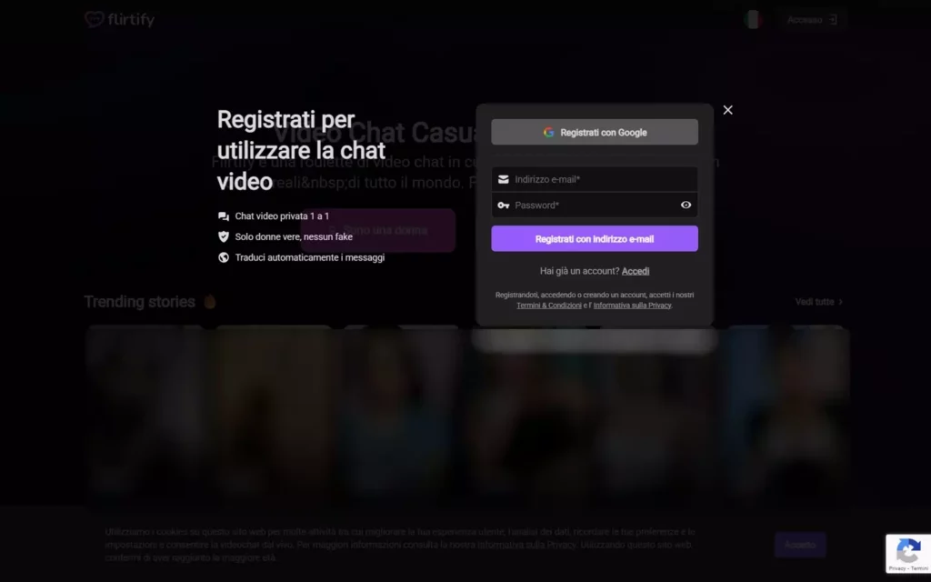 flirtify.com - registration