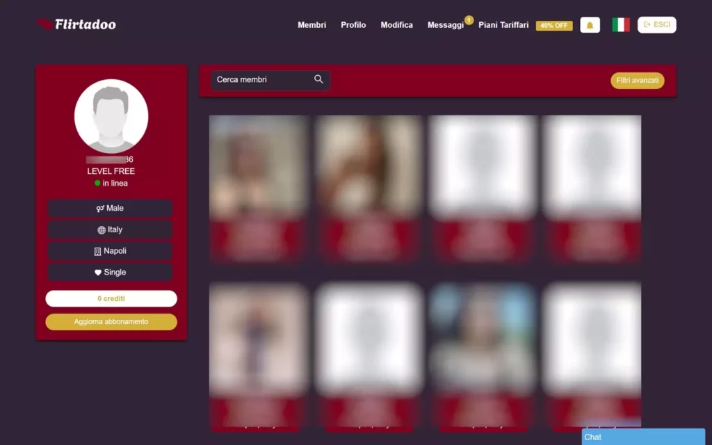 flirtadoo.com - members area